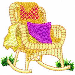 Chairs Embroidery Design 9 Chairs Embroidery Design 9
